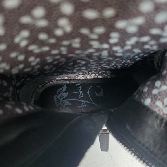 Dansko' Brinkley' Black Ruched Nappa Leather Knee-High Boots EUR 37 (6.5-7 US) - Picture 12 of 15